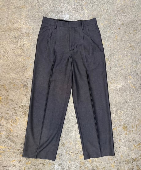 Pin Check Two-pleat Slacks