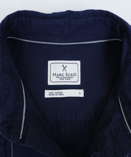 "MARC ECKŌ" pin tuck Stitched shirt / size L