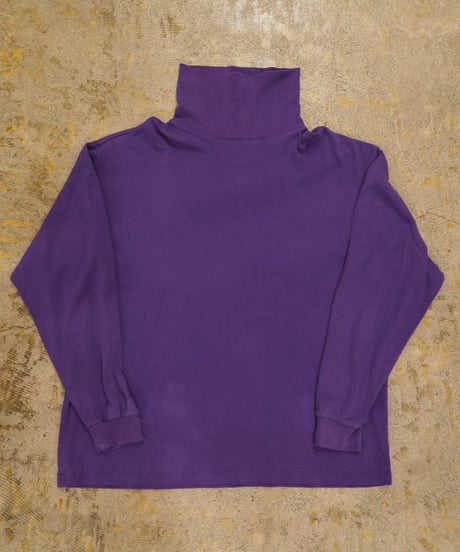90s 『GAP』 紫 タートルネック ロングスリーブTシャツ / size XL