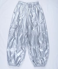 Y2K "Urban Outfitters" Silver Parachute Pants