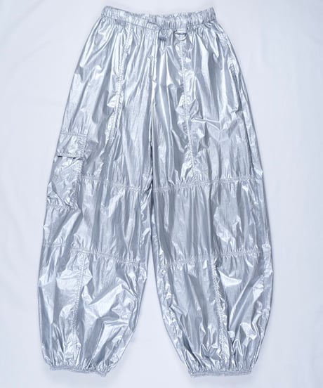Y2K "Urban Outfitters" Silver Parachute Pants