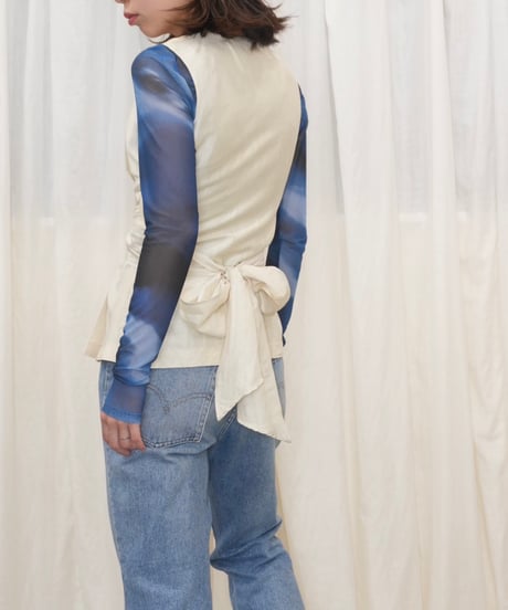 Nuance Marble Sheer Top