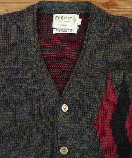 60s 『McBriar』 mohair cardigan