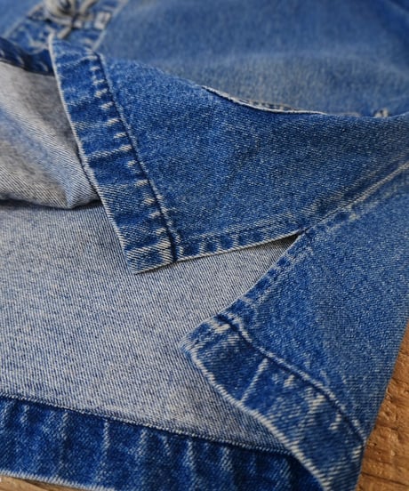 90s 『Hasting＆Smith』  Denim Chinese style coveralls