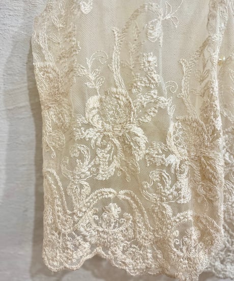 White Lace Vest
