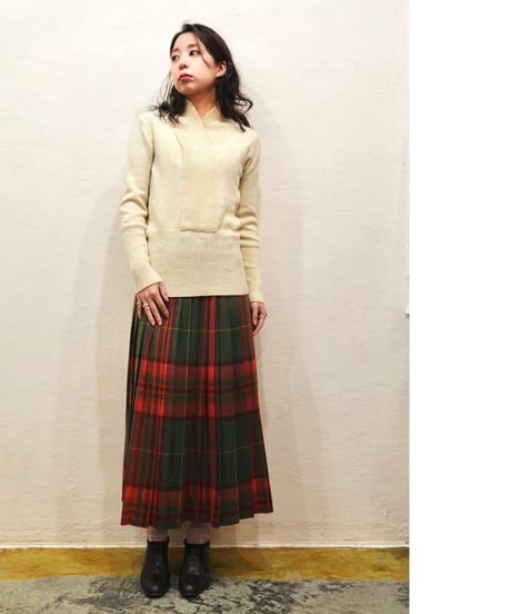 70s Shawl collar Knit