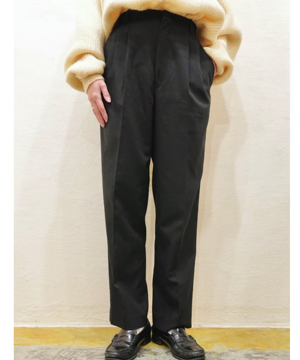 80s-90s『Christian Dior JEUNE HOMME』Two-pleat Ta