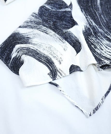 "Dead Stock" Brushwork Asymmetrical Jacket "Made in USA"