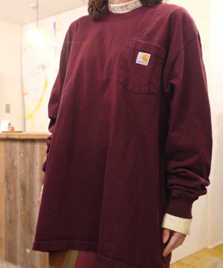 『Carhartt』 Long Sleeve Pocket T-Shirt