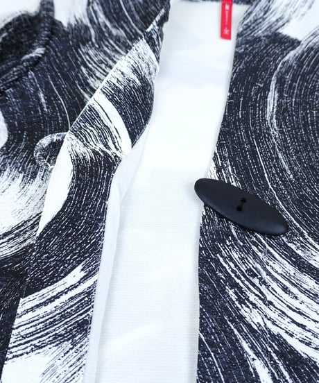 "Dead Stock" Brushwork Asymmetrical Jacket "Made in USA"