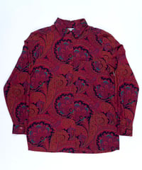 90s Paisley Rayon Shirt Made in USA