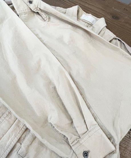 "UNKNOWN" Beige Odd shaped shirt
