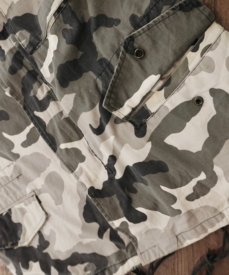 Monotone Camouflage pattern M-65 type Jacket