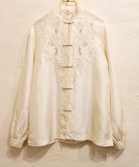 Embroidered Silk Chinese Shirt