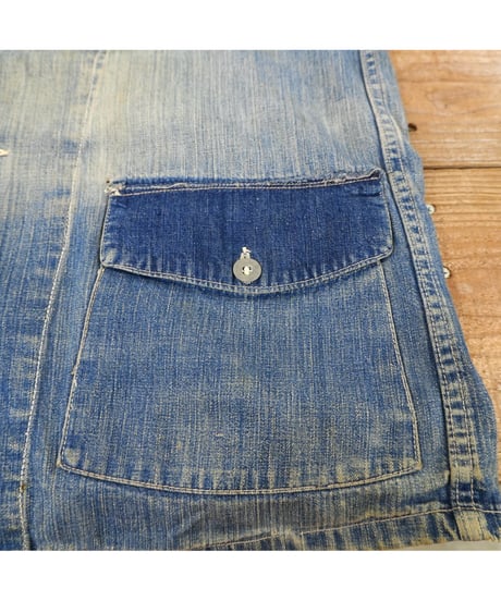 40s WWⅡ U.S.ARMY Denim Coveralls / size 38程度