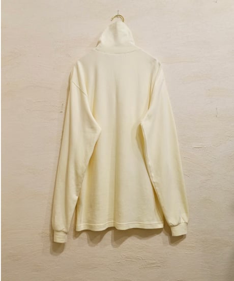 『Eddie Bauer』White Turtleneck Long sleeve T-shirt《Dead stock》
