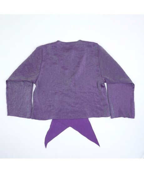 90s Violet Flash Drape Bolero