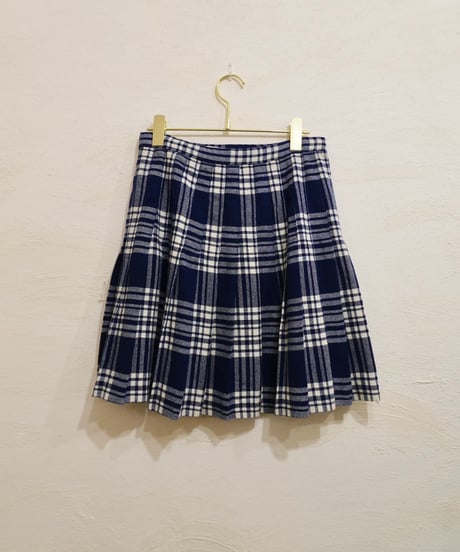 Wool Wrap Short Skirt