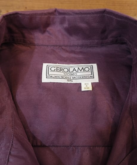 00s Lavender color Silk shirt