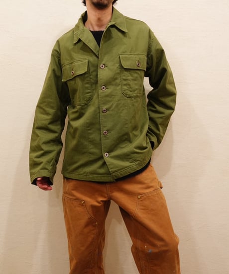 40s DeadStock U.S.ARMY M-47 HBT Utility Jacket / size SMALL
