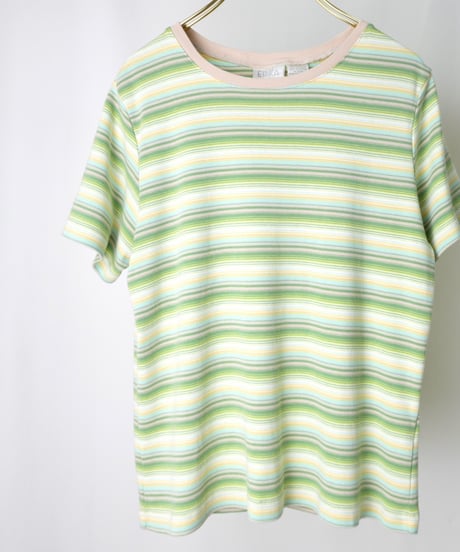Multi Border Ringer T-Shirt