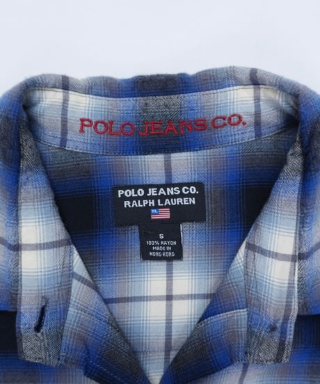 Polo Jeans Shadow Check Rayon Shirt