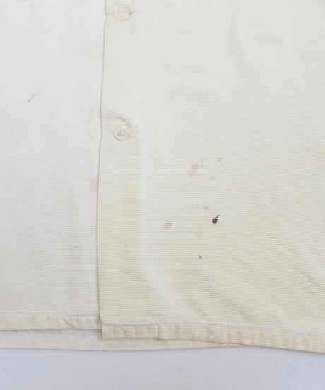 50s "Samsons" Open-collar corduroy shirt / size S