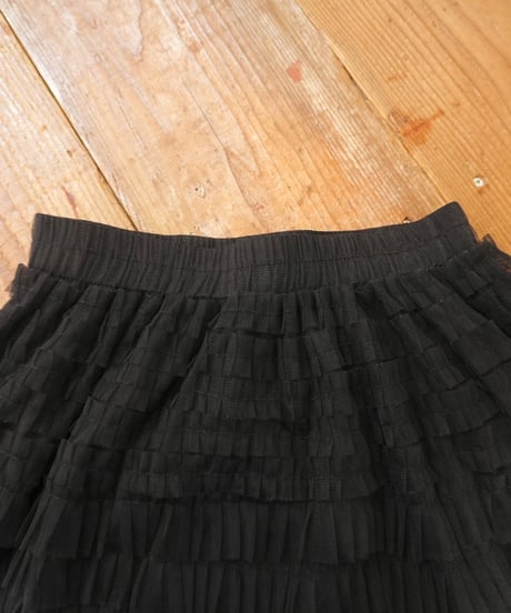 Tiered Tulle Long Skirt