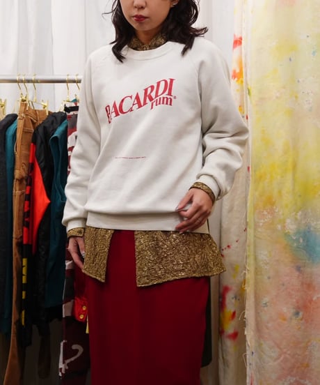 90s "BACARDI rum" Printed Sweatshirt