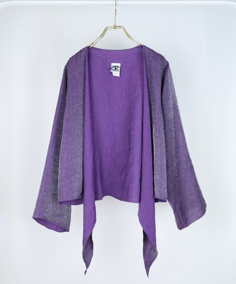 90s Violet Flash Drape Bolero