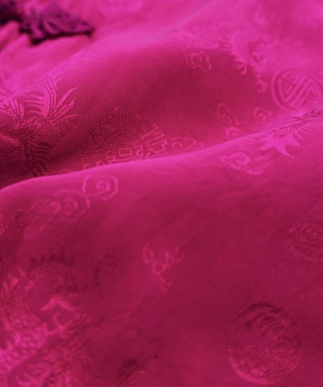 Chine Silk Padding Vest