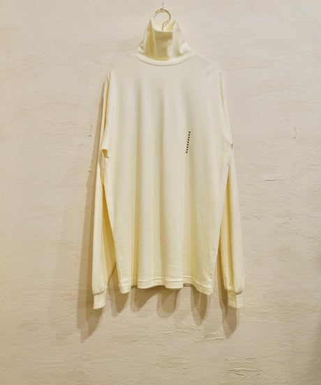 『Eddie Bauer』White Turtleneck Long sleeve T-shirt《Dead stock》