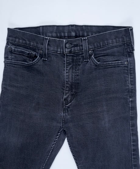 『Levi’s 510』Skinny Crushed Black Jeans