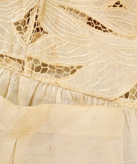 Cut Lace Cotton Dress