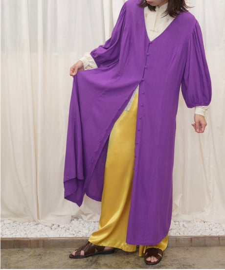 Mustard Gold Satin Wide Pants