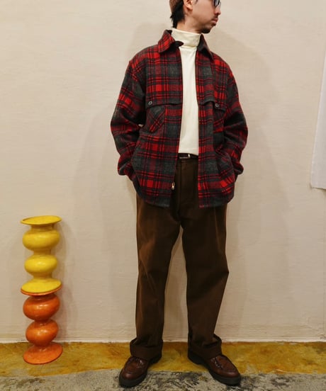 『Eddie Bauer』White Turtleneck Long sleeve T-shirt《Dead stock》