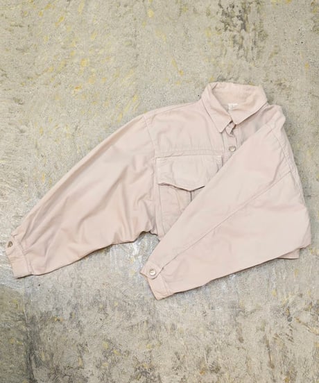 Cropped Volume Sleeve Jacket