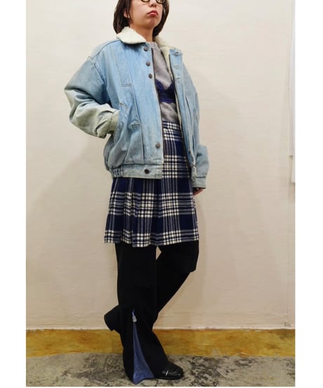 80s-90s Boa Denim Jacket