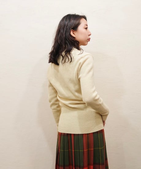 70s Shawl collar Knit