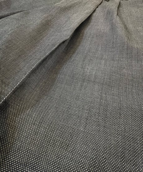 Pin Check Two-pleat Slacks