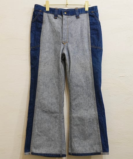 70s 『Lee』 Reversible Bootcut denim pants / W34 L30 程度