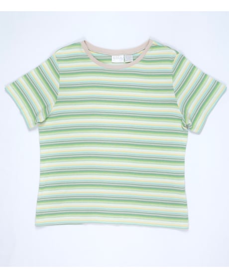 Multi Border Ringer T-Shirt