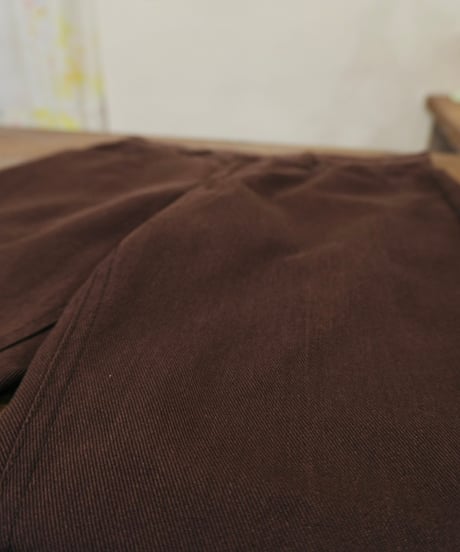 70-80s 『Lee』 茶色 ブーツカット コットンパンツ / size W30程度