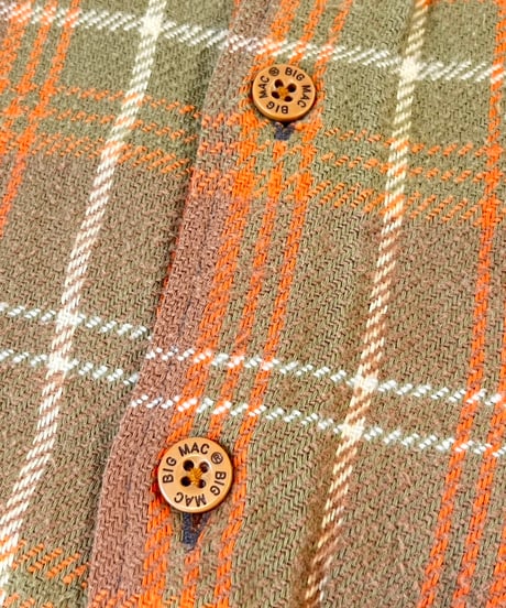 80s 『BIG MAC』 Flannel shirt "Made in USA" / size L