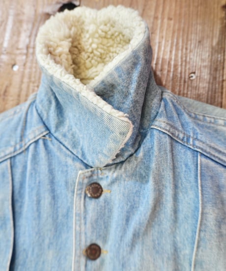 80s-90s Boa Denim Jacket