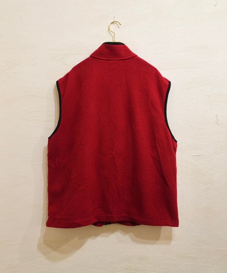 90~00s 『TRADER BAY』 Red Fleece vest