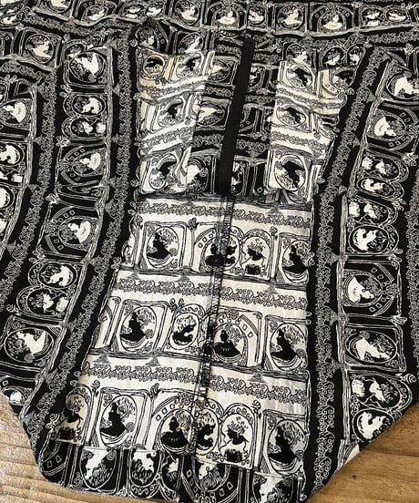 90s 『CHICO’S』　All-over pattern Silk jacket