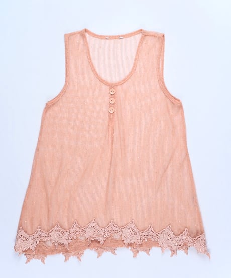 Shining Sheer Knit Tunic