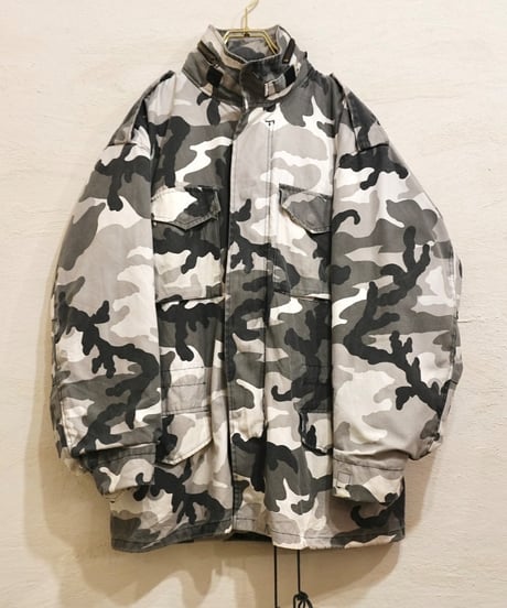 Monotone Camouflage pattern M-65 type Jacket