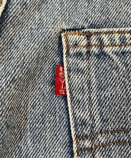 80s 『Levi's 517』 ブーツカット 内股シングル 黒カン / size W31L30程度